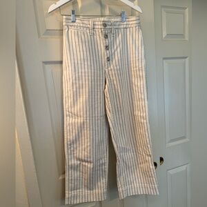 Madewell Slim Emmett Wide Leg Crop